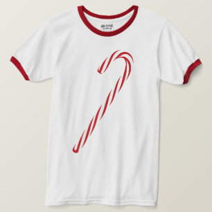 Camiseta Gráfico de Canas de Candy