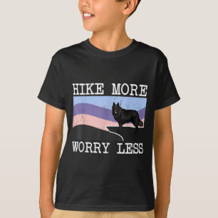 Camiseta gráfico de cão de pastor belga caminhe mais preocu
