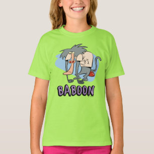 Camiseta Gráfico de Caracteres Baboon I.R.