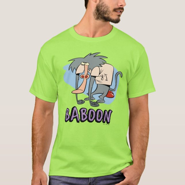 Camiseta Gráfico de Caracteres Baboon I.R. (Frente)