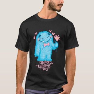 Camiseta Gráfico de Caracteres de Cubo do feliz dia de os n