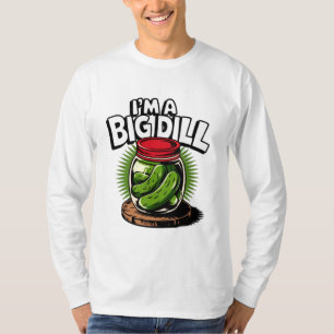 Camiseta Gráfico de Caracteres de Picles Grandes Dill para