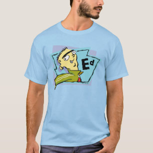 Camiseta Gráfico de Caracteres Ed