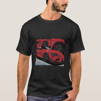 Camiseta Gráfico De Carros Neo-Jdm Red Mk5