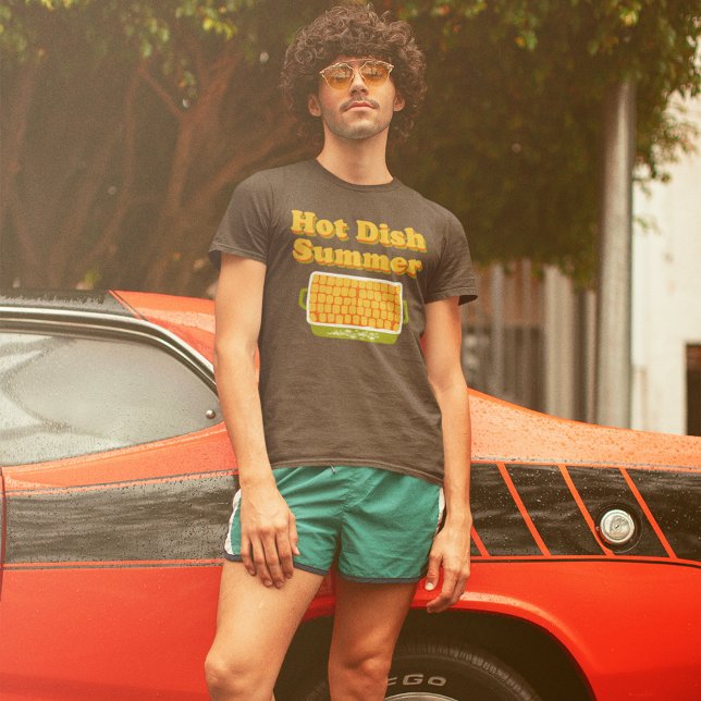 Camiseta Gráfico de Casserol Engraçado de Hot Dish Summer (Criador carregado)