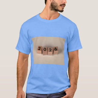 Camiseta Gráfico de Celebração do Ano Novo