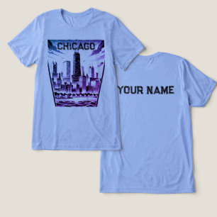 Camiseta Gráfico de Chicago Black