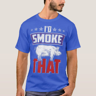 Camiseta Gráfico de CHURRASCO Engraçado sobre Grill Pig par
