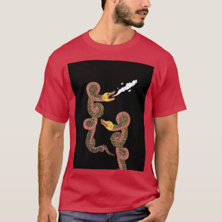 Camiseta Gráfico de cobras Fumantes