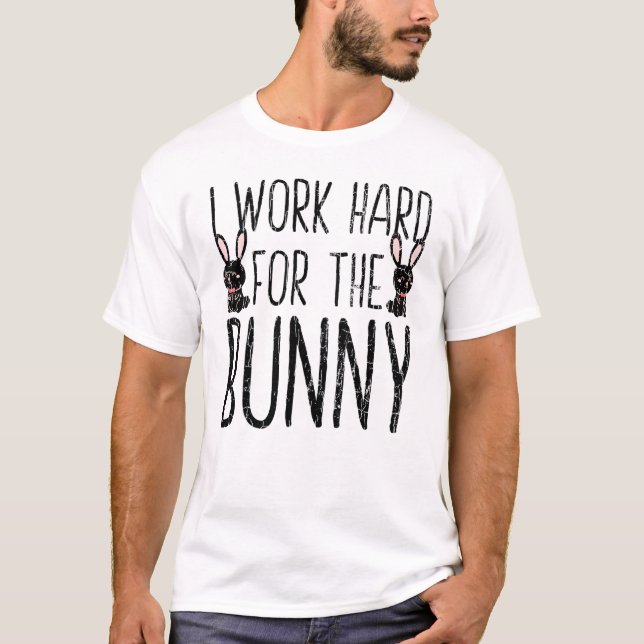Camiseta Gráfico de Coelho (Frente)