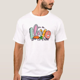 Camiseta Gráfico de Coelho Coelhinho Bonito de Páscoa