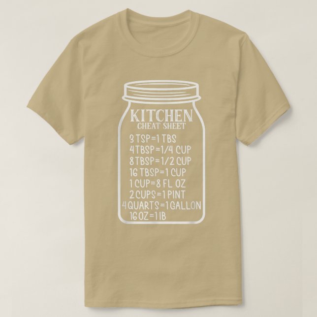 Camiseta gráfico de conversão de cozinha gráfico de cozinha (Frente do Design)