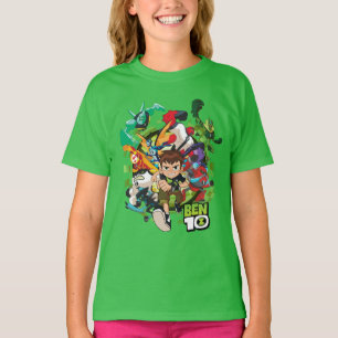 Camiseta Gráfico de Corrente de Alienígena Ben 10