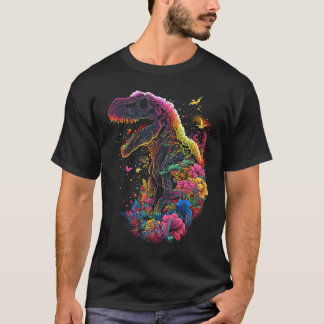 Camiseta Gráfico de Cristais de Rex Trex Esoteric - Ilustra