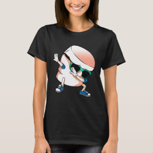 Camiseta Gráfico de dança de dançarina de marshmallow com d