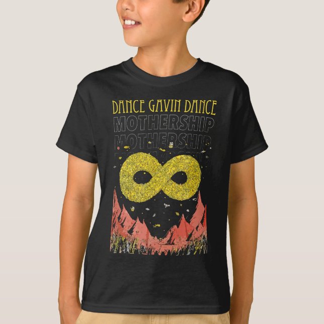 Camiseta Gráfico de Dance Gavin Dance Mothership (Frente)