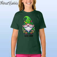 Gráfico de desenho animado de gnomos de flores bra