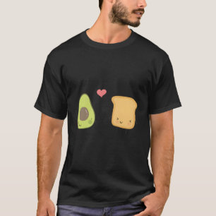 Camiseta Gráfico de desenhos animados bonitos com amor de t