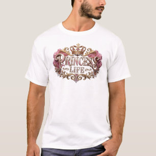 Camiseta Gràfico de designer de PRINCESA VIDA impressionant