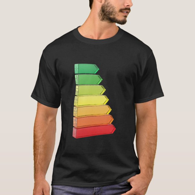 Camiseta Gráfico de eficiência energética (Frente)
