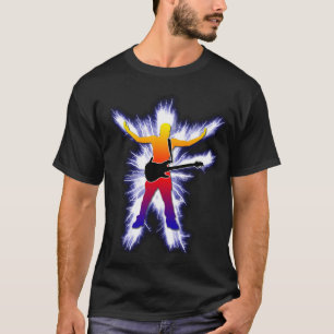 Camiseta Gráfico de electrificação do baixista