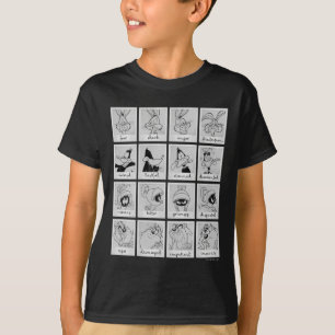 Camiseta Gráfico de Emoções de Personagens LOONEY TUNES™
