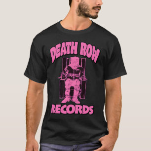 Camiseta Gráfico de Execução Contorno Rosa Estilo Retrô