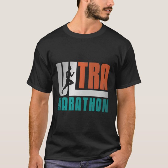 Camiseta Gráfico de Execução Ultra Maratona (Frente)