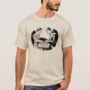 Camiseta Gráfico de fala do conselho do espírito do vinta