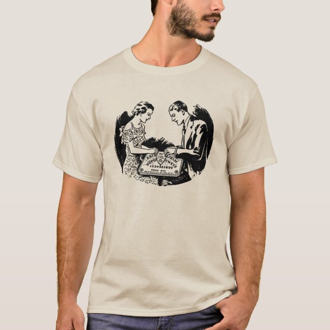 Camiseta Gráfico de fala do conselho do espírito do vintage (Frente)