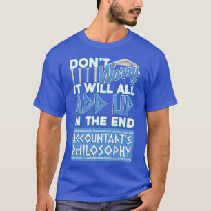 Camiseta Gráfico de Filosofia de Contadores Engraçados