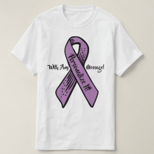 Camiseta Gráfico de Fita de Sensibilização PERSONALIZADA (r