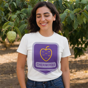 Camiseta Gráfico de Fruta de Cherimoya exclusivo personaliz