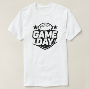 Camiseta Gráfico de Futebol do Dia do Jogo