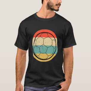 Camiseta Gráfico de futebol T Bola de futebol retrô