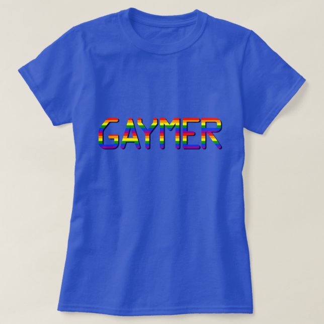 Camiseta Gráfico de Gaymer (Frente do Design)