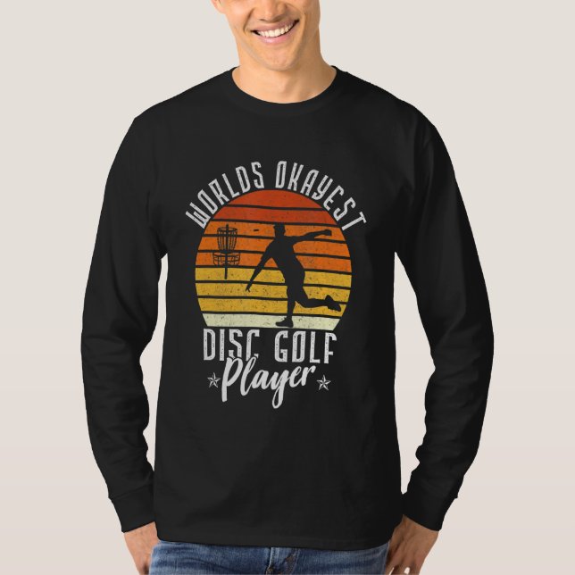 Camiseta Gráfico De Golfe De Disco Engraçado Para Rapazes E (Frente)
