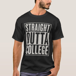 Camiseta Gráfico De Graduação Engraçado De hetero Out Colle