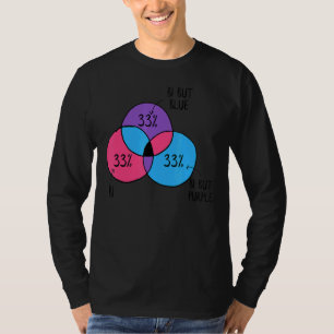 Camiseta Gráfico de Gravação Bissexual Lgbt Bi Conhecimento