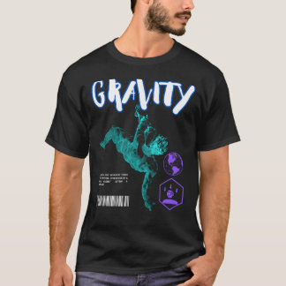 Camiseta Gráfico de Gravidade T-Shirt