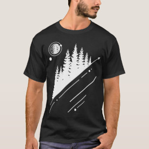 Camiseta Gráfico de Hipsteres da Floresta Geométrica Modern