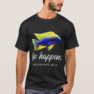 Camiseta Gráfico de Identificação de Caracóis de Aquário
