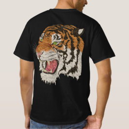 Camiseta Gráfico de ilustração clássico do tigre selvagem p