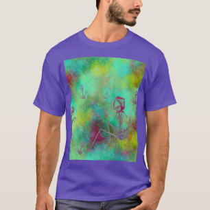 Camiseta Gráfico de Invasão Bacteriófago