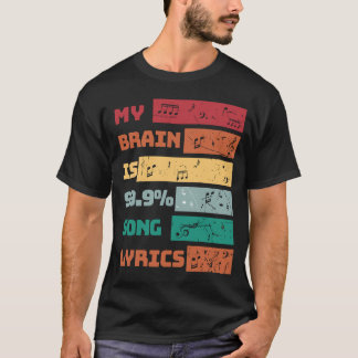 Camiseta Gráfico de letras 99,9