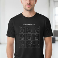 Gráfico de Linguagem Corporal de Cães em Arte de L