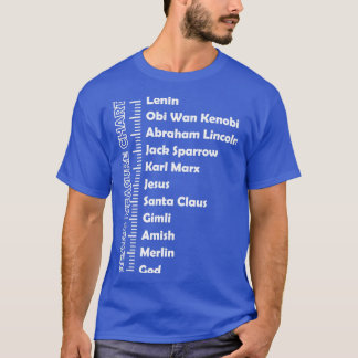 Camiseta Gráfico de medidas de barba