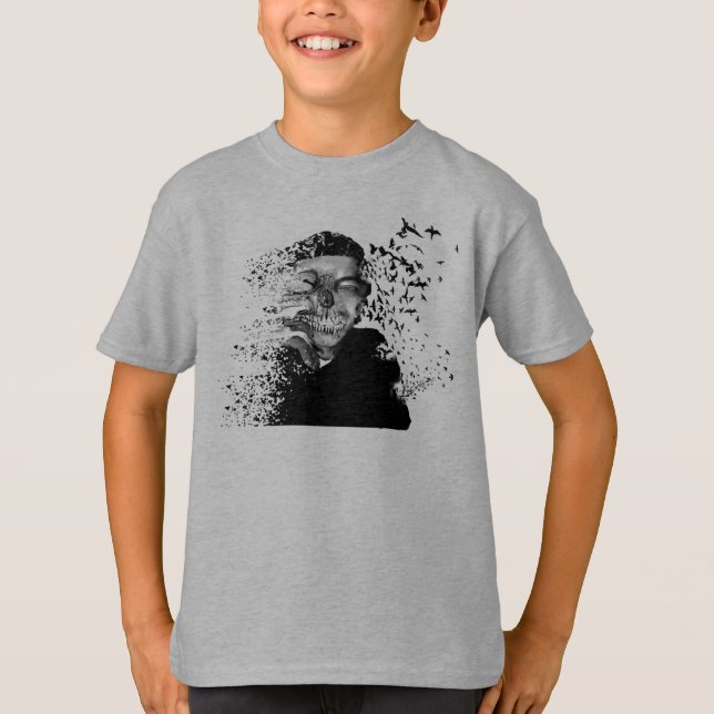 Camiseta Gráfico de Meninos (Frente)