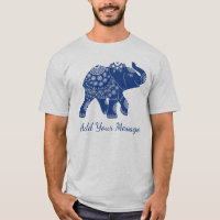 Gráfico de Mensagens Personalizadas de Elefante Ma