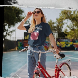 Camiseta Gráfico de Mensagens Personalizadas de Emperrament